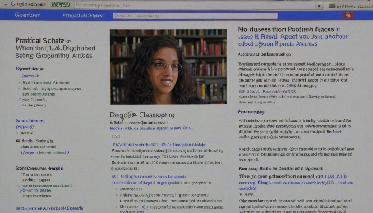 Use Google Scholar first when the topic is broad, cross-disciplinary, or hard to classify editorial visual