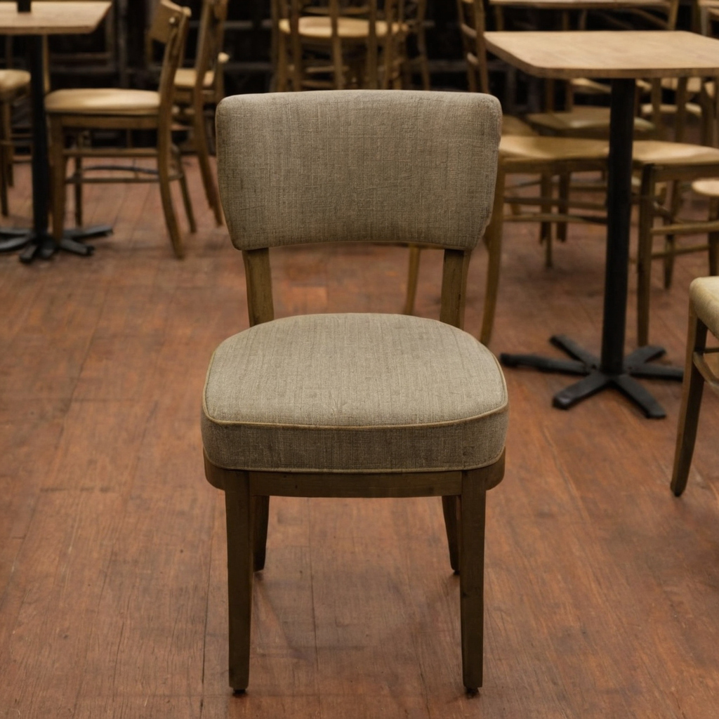 Practical visual for Restaurant-chair upholstery and finishes require exact samples, test reports, and care approval